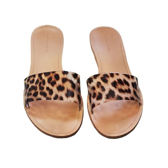 Sanctuary Leopard Slide Sandals - Picture 1 of 4